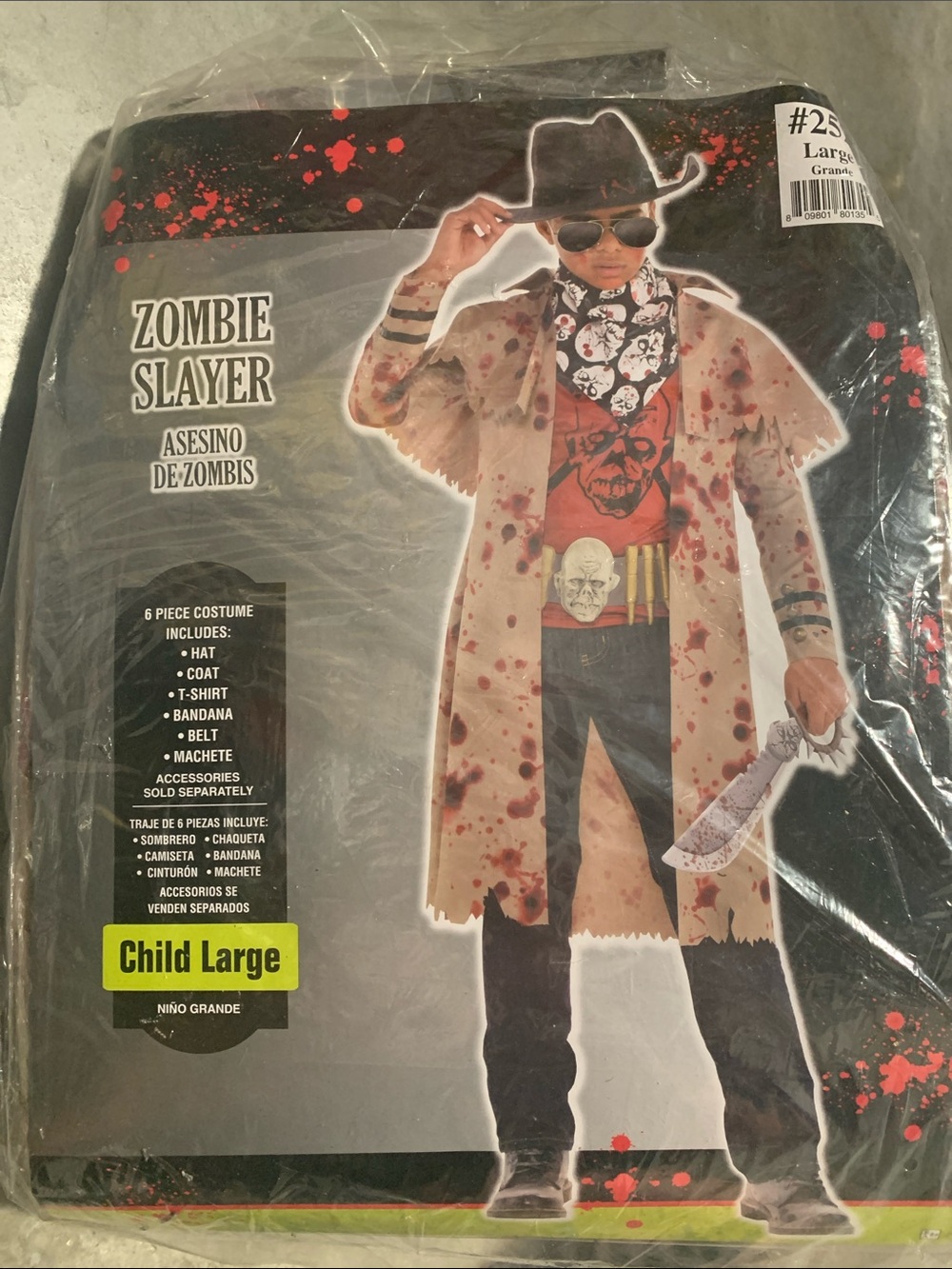 Zombie Slayer 6 piece Costume